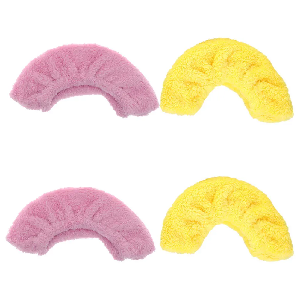 Ice Skates Durable Hockey Blades Covers Soakers Roller Accessories for Women Child Polyester Yellow 2 Pairs