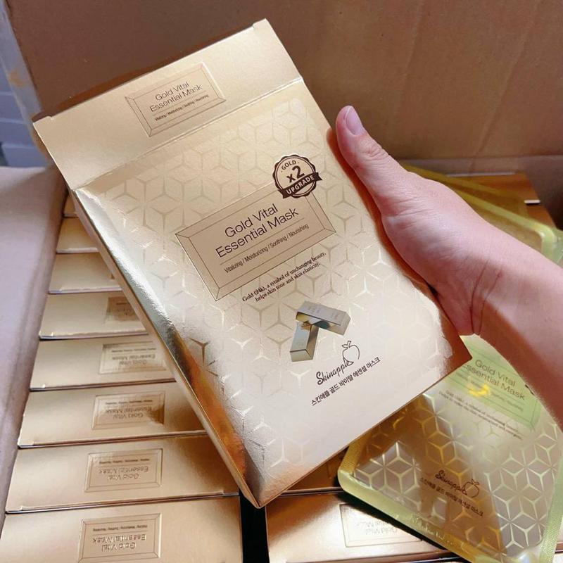 Mặt nạ vàng 24k HQuốc - Gol-d Vi-tal Essential mask 3