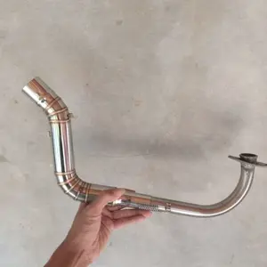 Header pipa 26 mm leher knalpot racing matic inlet 38mm scoopy fi beat karbu vario 125 150 110 old mio sporty smile soul gt m3 xride fino 125 115 pcx 160