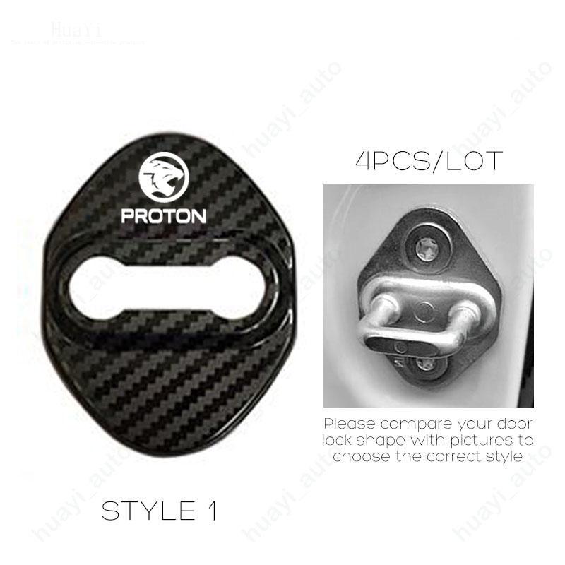 Product Introduction of 4pcs/set Car Door Lock Cover Protective Decoration Stainless Steel for Proton Wira Persona X50 Saga Vvt Waja X70 Iriz Exora Accessories 23
