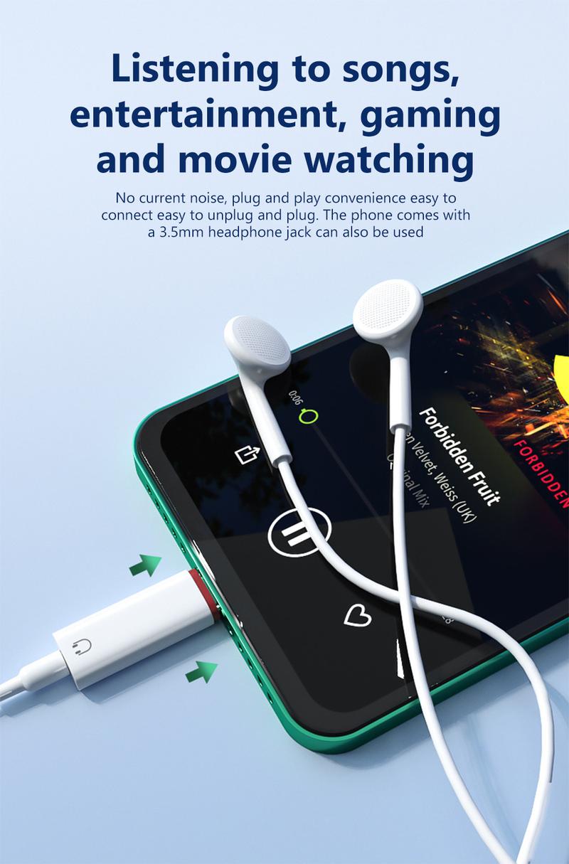 Product Introduction of Bộ chuyển đổi phù hợp cho tai nghe Apple 3,5 mm sang nghe âm thanh của Apple Bộ chuyển đổi iOS dây  sạc Phụ Kiện Nghe Nhạc 14