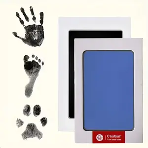 Tinta cap kaki bayi Bantalan stempel Telapak Kaki Ink Pad Safe No Mess Printing Fingerprint Ink Baby Shower Gift