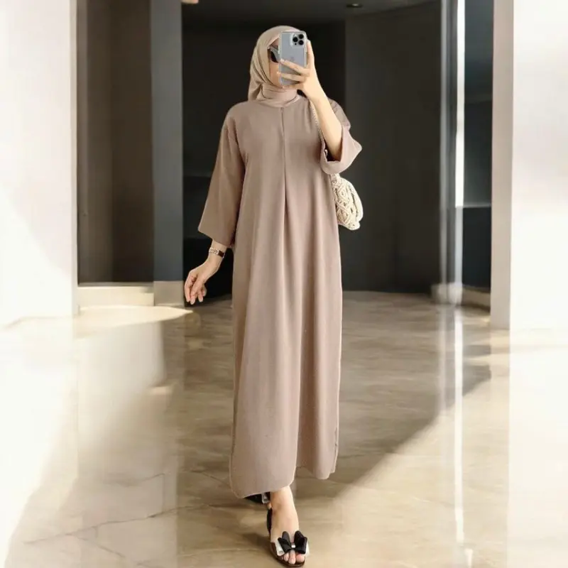 Daster murah JUMBO Wanita lengan 3/4 Cringkle airflow PREMIUM 6