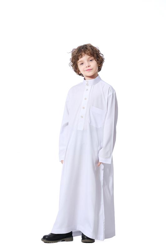 Product Introduction of Hot Selling Children's Cheongsam Tang Suit National Clothing Children's Middle East Arab Youth Robe Comfortable New Th877 8