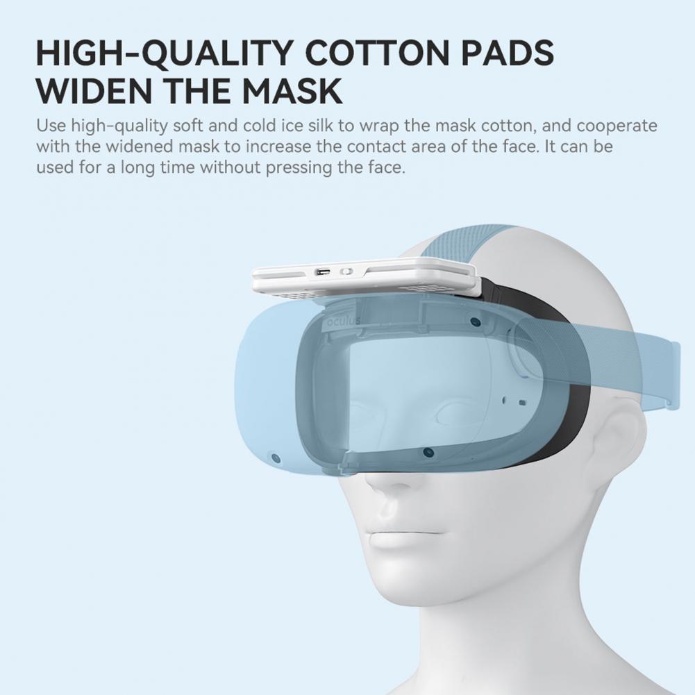 VR Ventilation Fan Strong Wind VR Radiator Fan Soft Anti-frog  Great VR Headset Air Circulation Radiator Facial Cover - Image 2