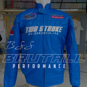 jaket brutall two stroke voll 4 Santai daiyli jaket 2tak rx king tracktop winongo Bordir Pria Bomber