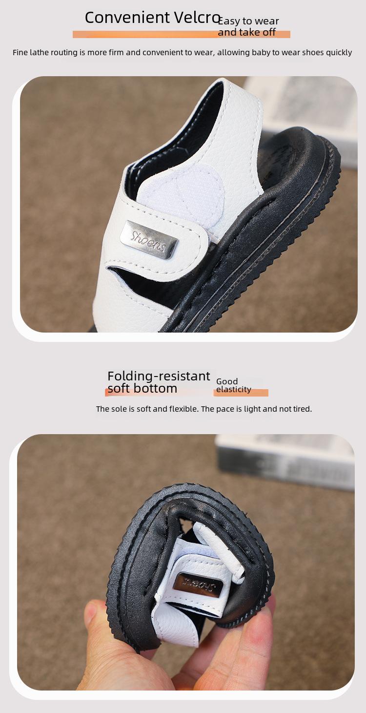 Product Introduction of Children's Sandals Boys 2023 New Summer Boys Children Soft Bottom Baby Non-Slip Open Toe Beach Shoes Online 3