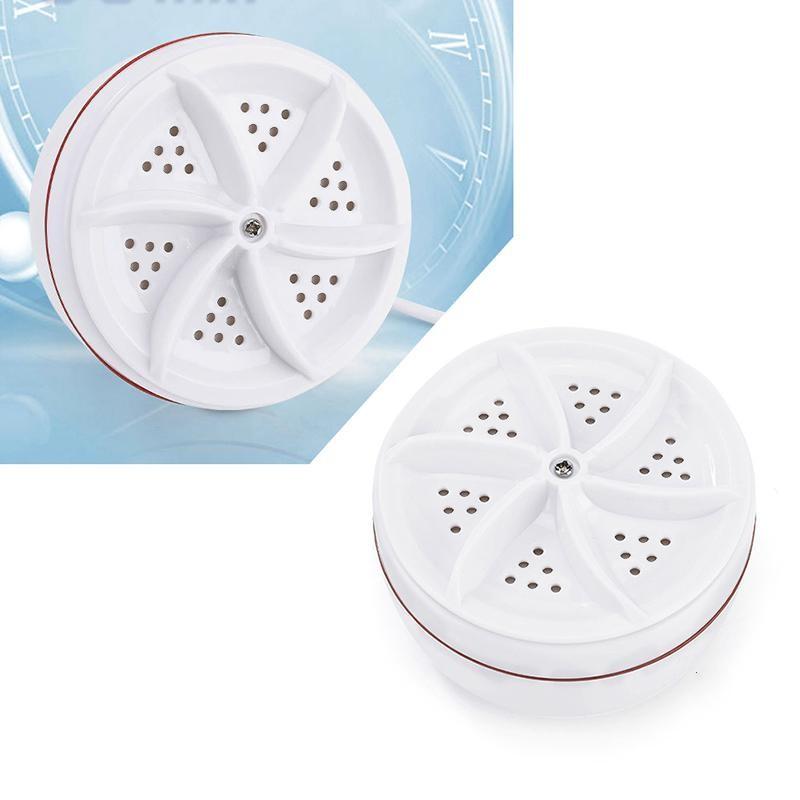 [Giao hàng miễn phí] [Shgezm] Máy giặt Mini Turbo cầm tay Máy giặt làm sạch chạy bằng USB cho tất Máy giặt Turbo siêu âm Mini dành cho du lịch tại nhà [MỚI] 4