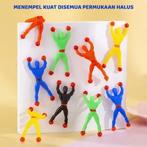 Sticky Wall Toys Anak Mainan Spider Lengket Panjat Dinding dan Kaca, Seru & Kreatif