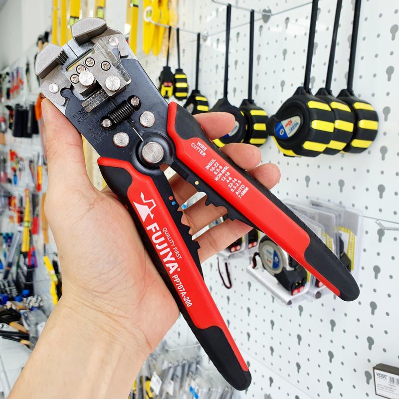 Kìm tuốt dây điện tự động 0.13-8mm2 FUJIYA PP707A-200 Hàng Chính Hãng I HCTOOLSVN
