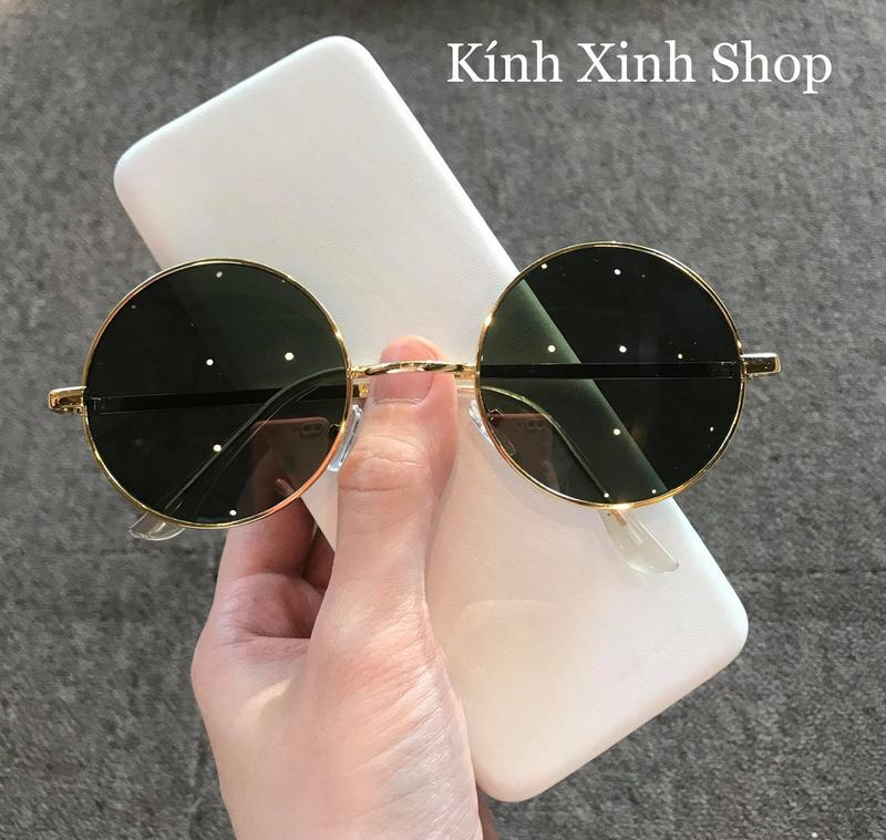  Kính râm Mắt tròn thầy bói thời trang 