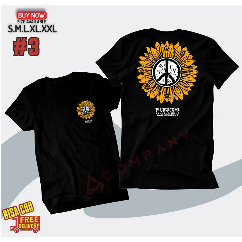 HOODIE/TSHIRT/BAJU MURAH PLURALISME MEMBUNUH BAPHOMET TOLERANSI AGAMA INDONESIA Kaos 2