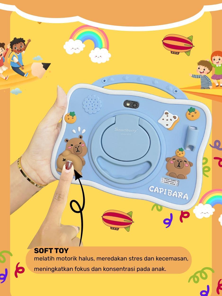 SMARTBERRY Kids Study Tab B96 - Tablet Anak Android 4/128GB 7 Inch 2 Kamera Bluetooth Wifi Layar Jernih Aman untuk Belajar dan Bermain