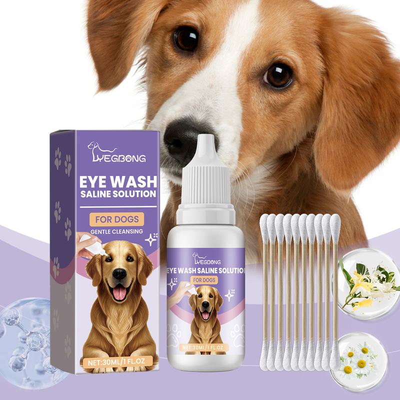 Product Introduction of [OY Pet Shop] Normal Saline Eye Cleaning Solution for Dogs Tears and Tears Cleaning and Soothing Eyes for External Use 1