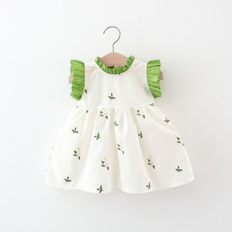 Product Introduction of Baby Girls' Spring and Summer Cotton Princess Skirt Fragmented Flower Thin Skirt 18