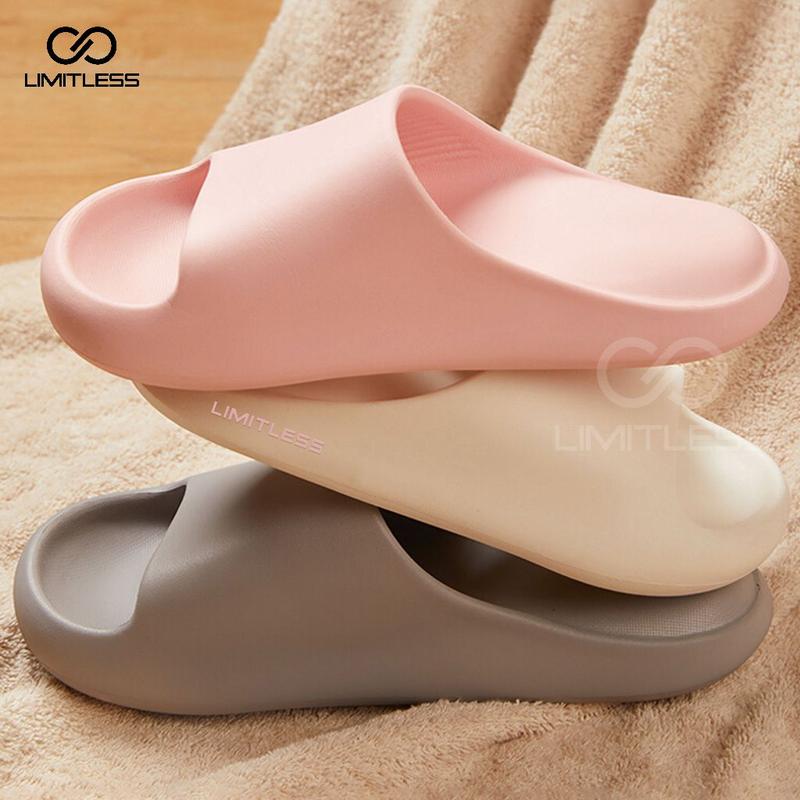 QH NEW Limitless - Sandal Slip On Cewe Terbaru NAGITA Sandal Wanita Rumahan Sendal Slop Wanita Lucu Kekinian Shoes Cewek 0