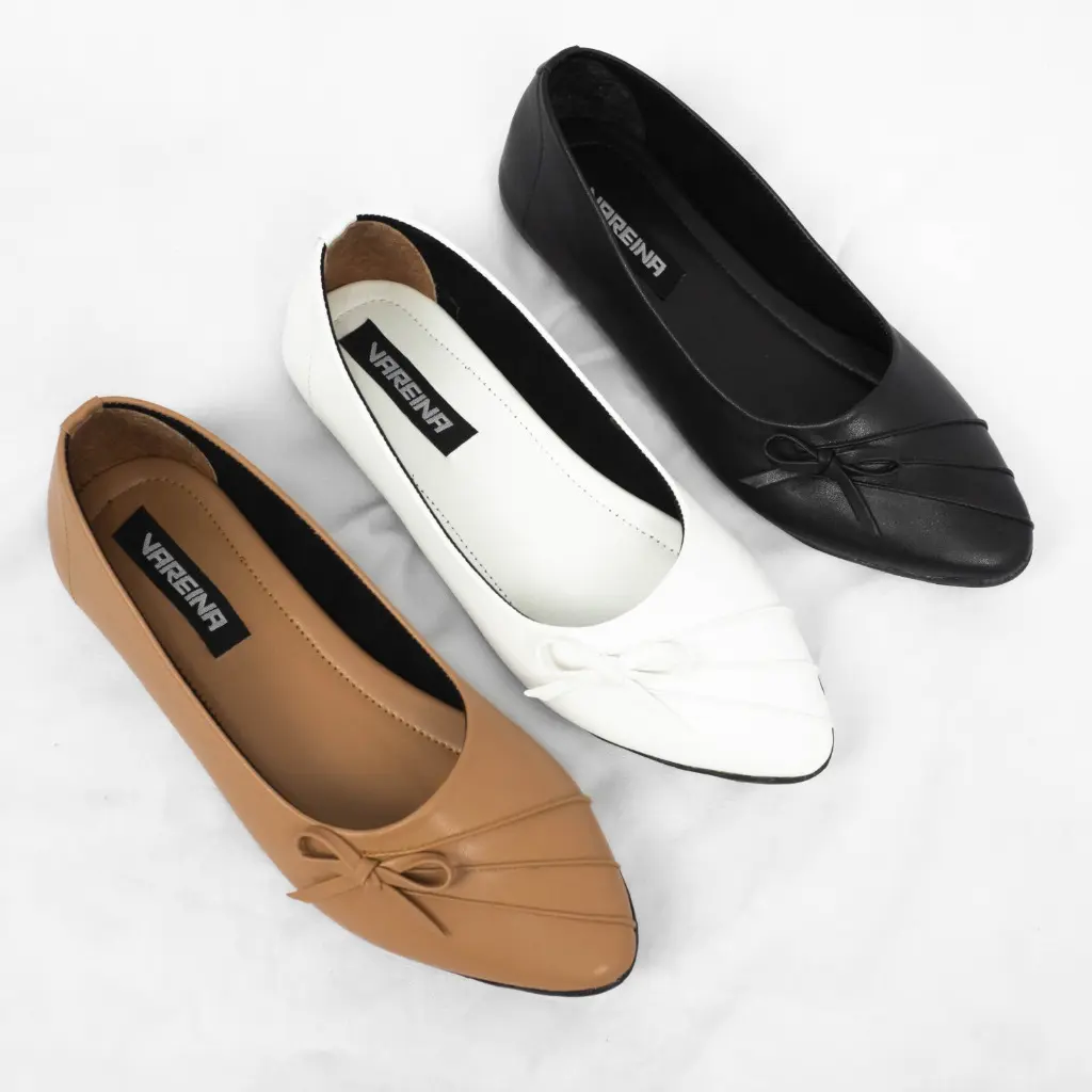 Vareina - Alexa Sepatu Flat Shoes Kerja Pita Wanita Ballerina Flat