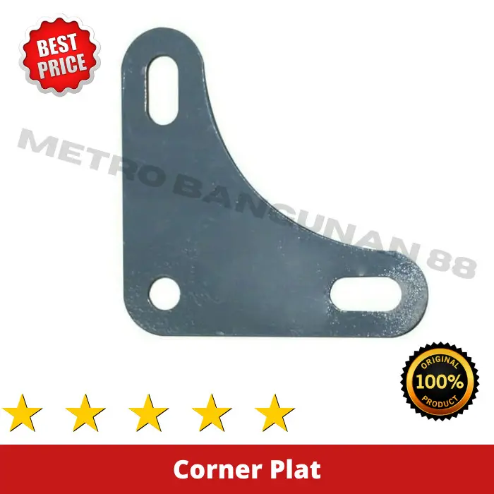 Plat Siku Lubang Corner Plat Rak per pack