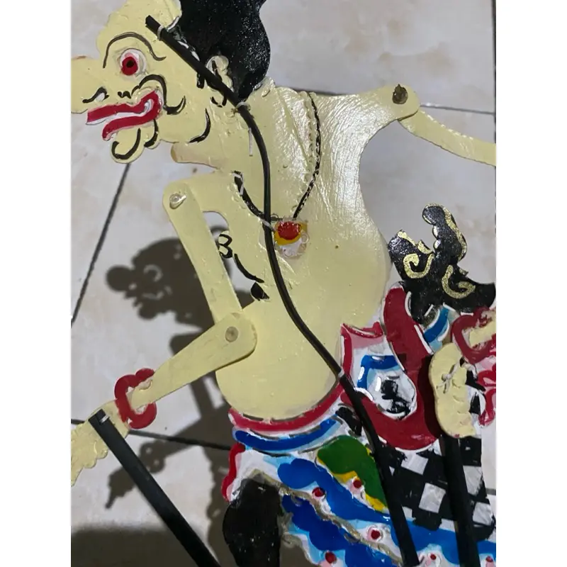 NAKIROHBUSINESS WAYANG kulit GARENG VERSI SENO BAHAN KULIT SAPI ASLI -+ 45 CM 6