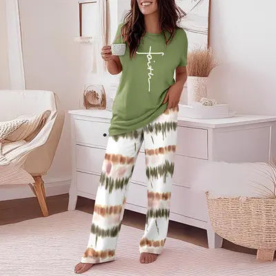 Pajama Pants Mothers Day Pj Set Mothers Day Sleepwear TikTok Shop