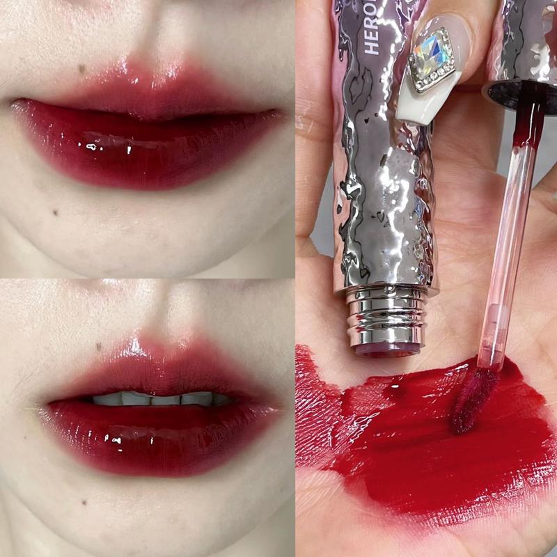 Product Introduction of (TẶNG KÈM QUÀ) Son Tint Bóng Lì Herorange Đá Tròn Tím Pastel Mã Mới 0
