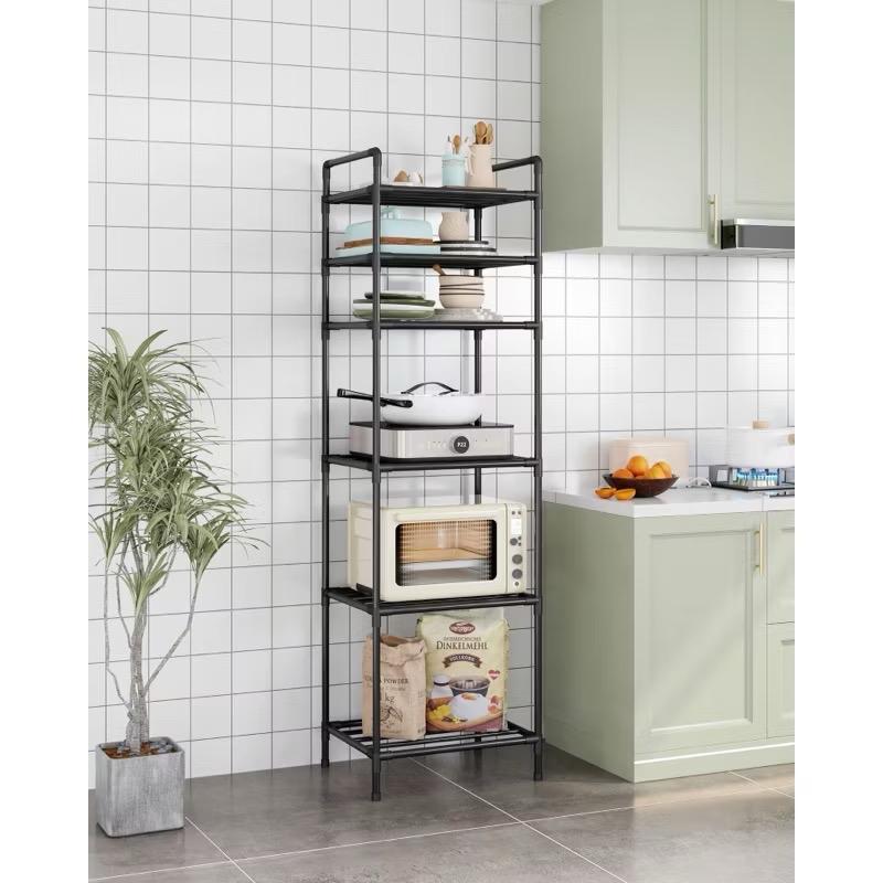 ￼Kệ nhà bếp, Kệ đa năng 6 tầng khung thép, sơn tĩnh điện chống rỉ 3