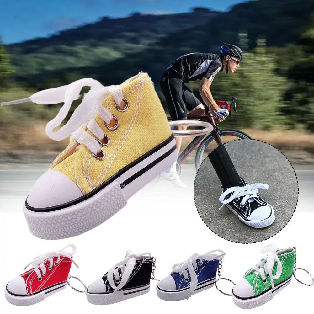 1x Electric Vehicle Foot Support Bicycle Foot Support Motorcycle Foot Support Side Kickstand Stand Mini Shoes Shoe Key Chain Bicycle Kickstand Bicycle Stands Side Kick Stand Mini Canvas Shoes