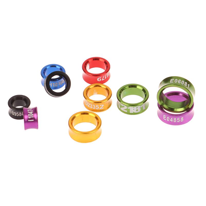 Product Introduction of 10Pcs Aluminum Parrot Leg Rings Pigeon Foot Rings Bird Parrot Feeding Identification Outdoor Flying Training Tools Bird Supplies 15