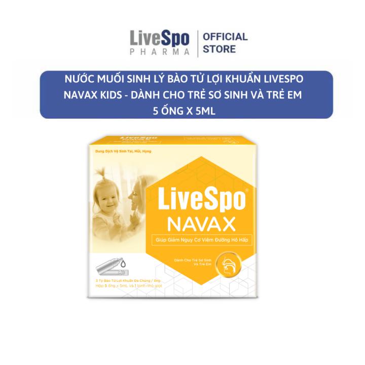 Product Introduction of Nước Muối Rửa Mũi Bào Tử Lợi Khuẩn Navax Kids Cho Trẻ Sơ Sinh Và Trẻ Em 5 Ống X 5ml 23