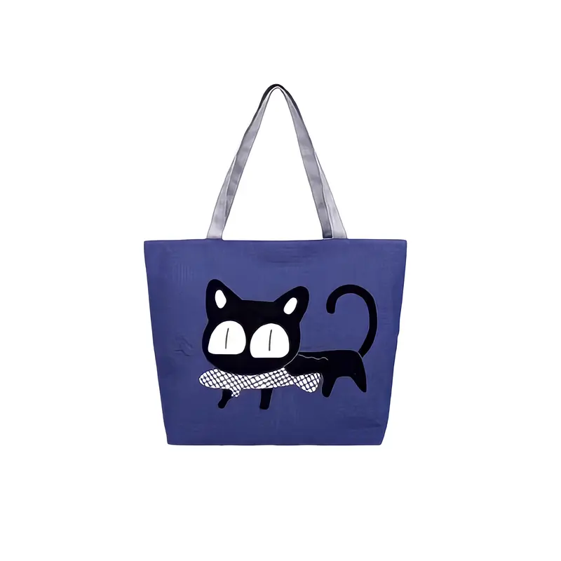 Tote Bag Wanita Resleting Semi Kanvas Model Felix (COD) Totebag 1