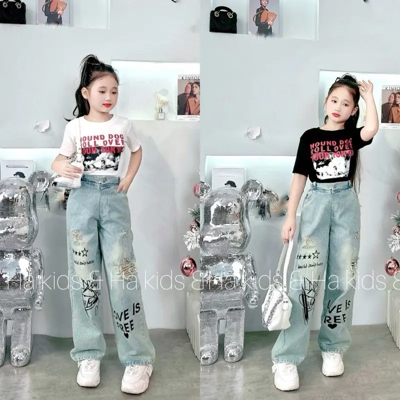Bộ Jeans 16-55kg cao dưới 1m62