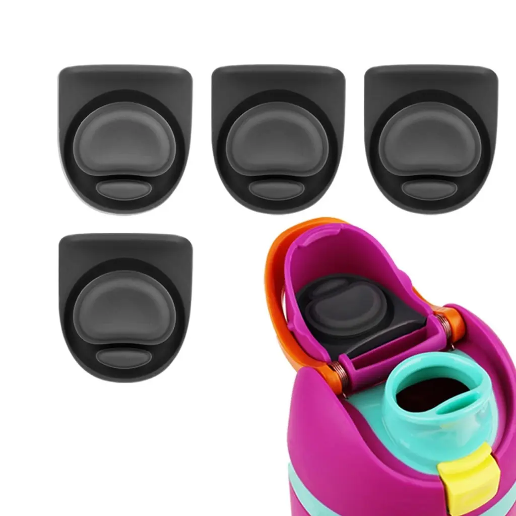 SLYHW-2/4pc Water Bottles Top Lid Replace for Owala FreeSip 19/24/32/40oz Bottle Leak Proof Silicone Stopper Water Cup Sealing