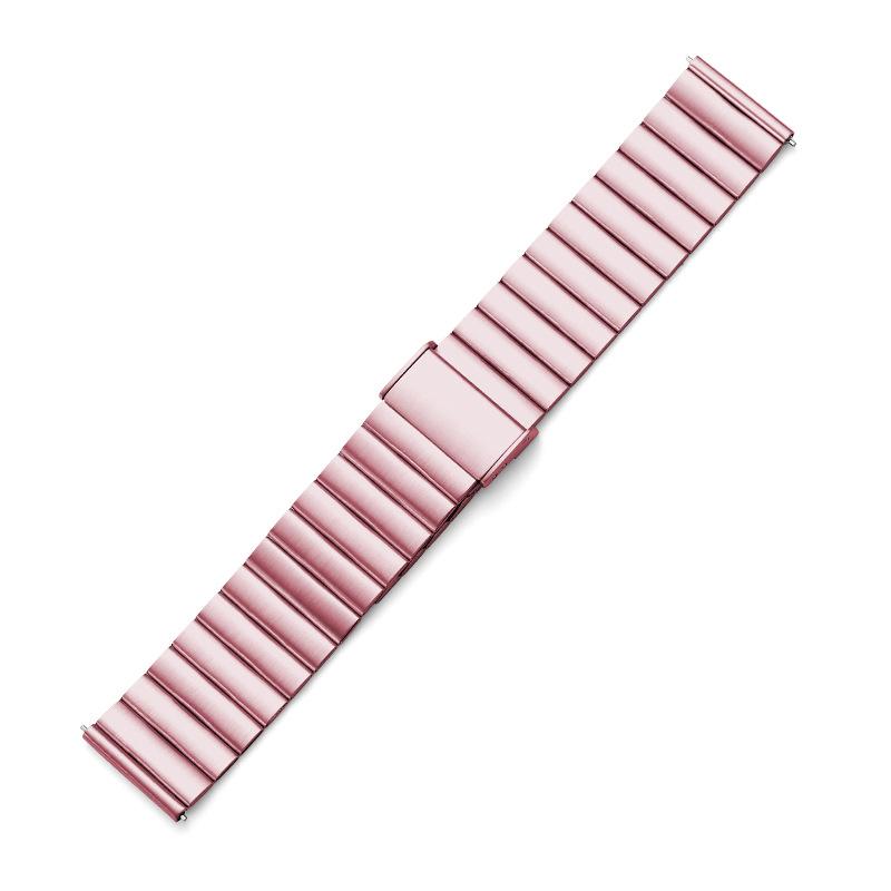 Product Introduction of Suitable for Apple One Bead Stainless Steel Strap Apple IWatch 8/Se/Huawei Buckle Bamboo Strap 4145mm 7