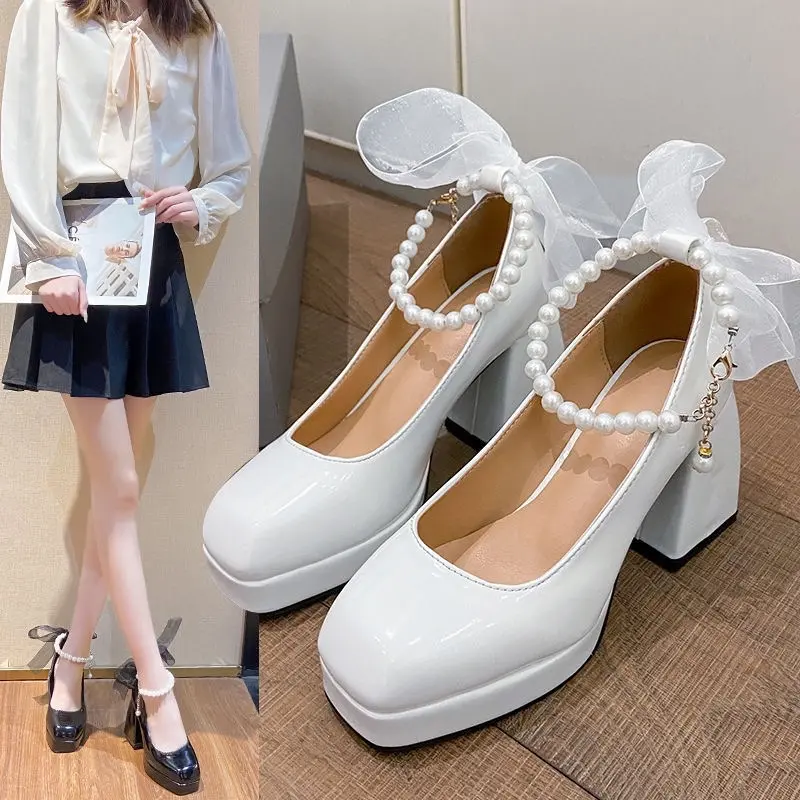 Giày cao gót 10cm quai ngọc cực xinh 0
