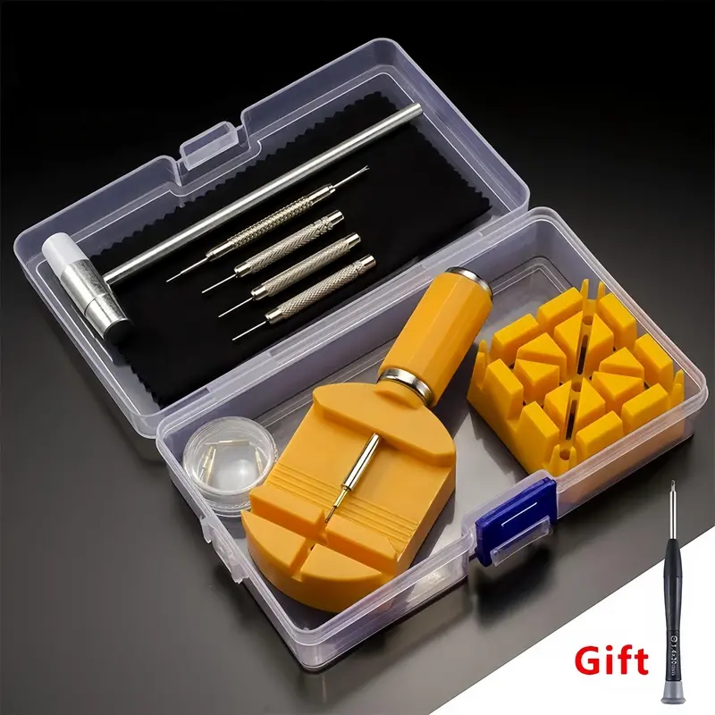 Watch Band Repair Tool Set, Watch Band Link Pin Remover, Professional Watch Band Link Pin Remover, Watch Repair Tool Set for Watch Lovers & DIY Enthusiasts 0