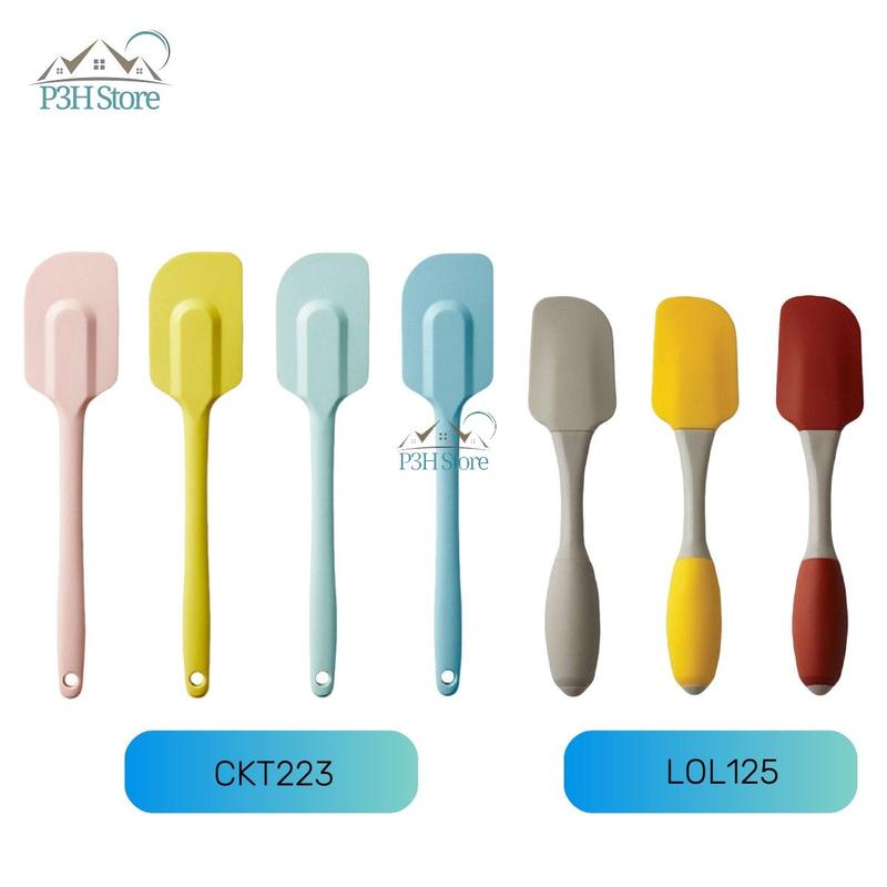 Phới vét bột silicone Lock&Lock cáng dài dụng cụ lật đồ ăn chịu nhiệt chuyên dụng CKT223 LOL125 P3H Store
