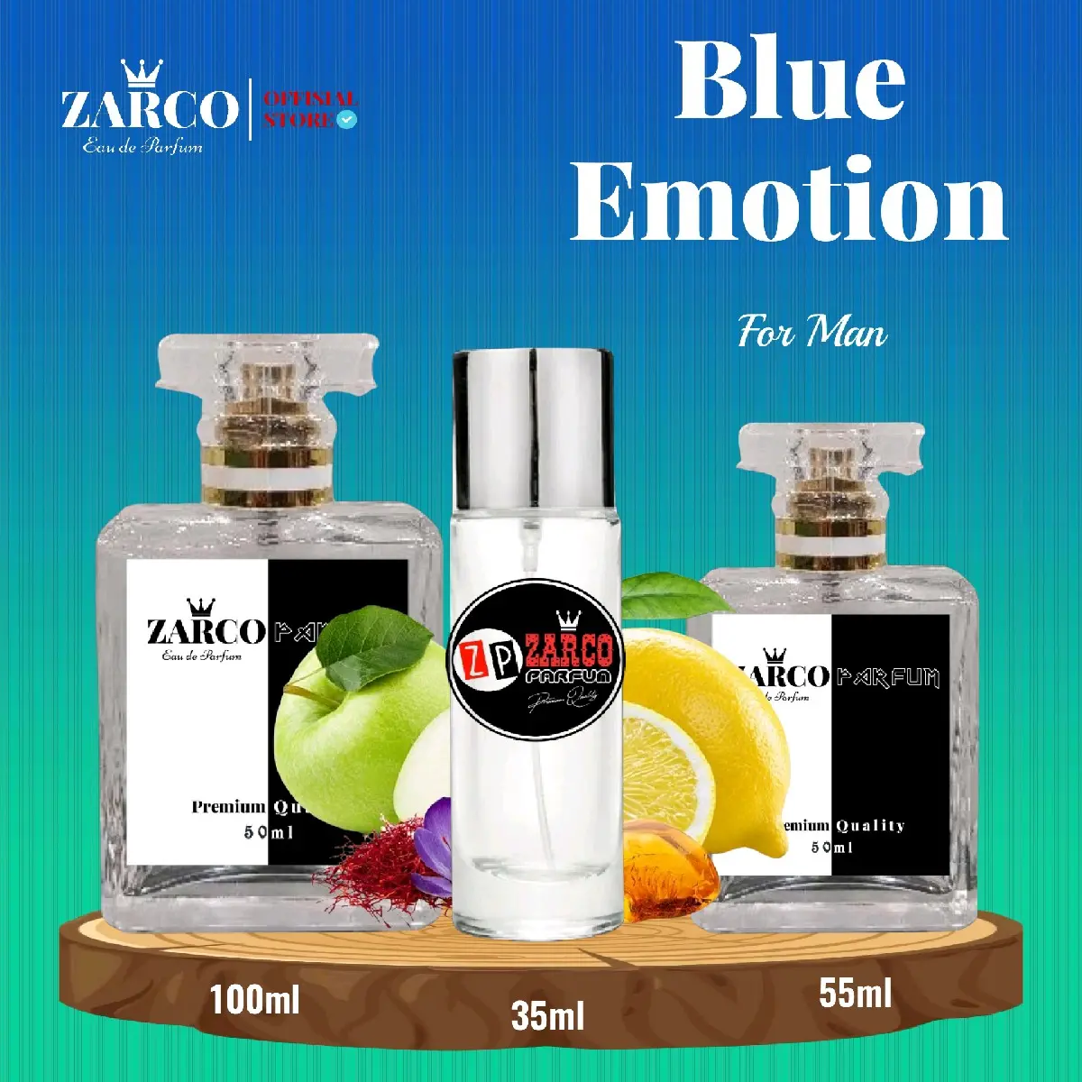 Zarco Parfum - Blue Emotion Premium Quality