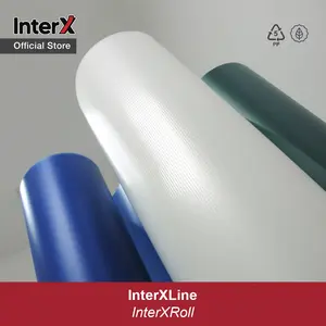 InterX PP Fiber Roll Penutup Pagar Motif Garis