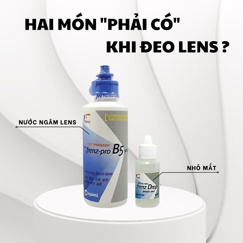 NƯỚC NGÂM LENS VÀ NHỎ MẮT