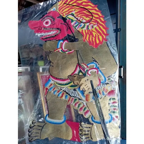 Wayang Kulit Asli Rambut Geni Standar Dalang