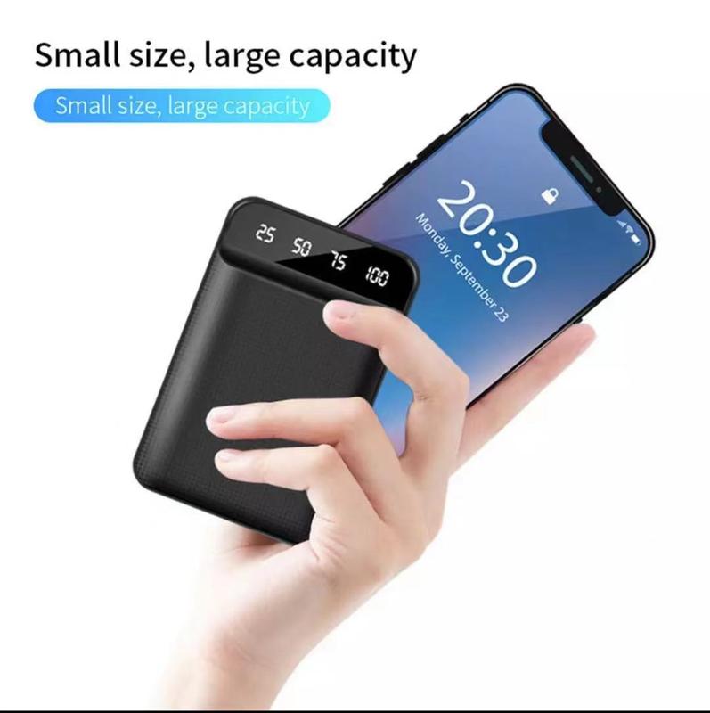 WANKEI LENTIVEN Powerbank 20000 mAh Cute Mini Kartun Screen Digital Display 4