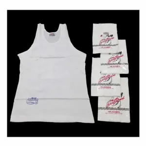 Isi 3 Pcs - Kaos Dalam/Singlet Pria Dewasa Cap Angsa Putih Polos - Nyaman