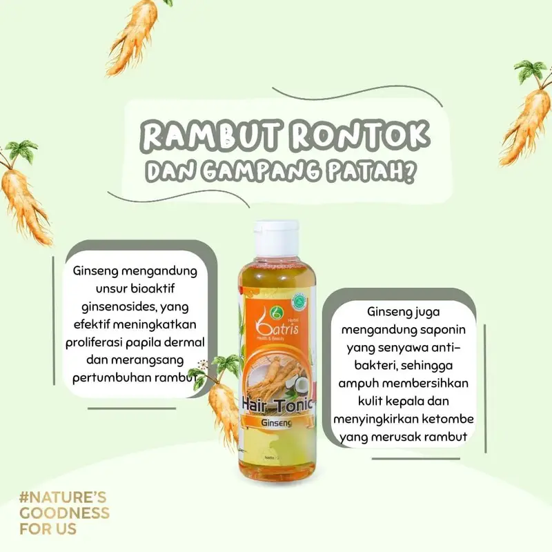 Batrisyia Hair Tonic Ginseng 1