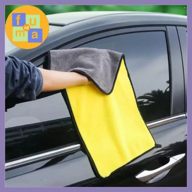 Lap Microfiber Premium Mobil Motor 2 Sisi Multifungsi / Lap Kain microfiber multifungsi cocok untuk mobil motor kaca serbaguna mudah serap air Car 0