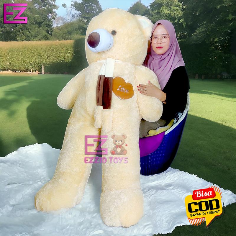 Product Introduction of Boneka Teddy Bear Beruang Besar super Jumbo 1.6 Meter Lucu Lembut Cocok Untuk kado Toys Set Hadiah Beraneka warna Dolls 0