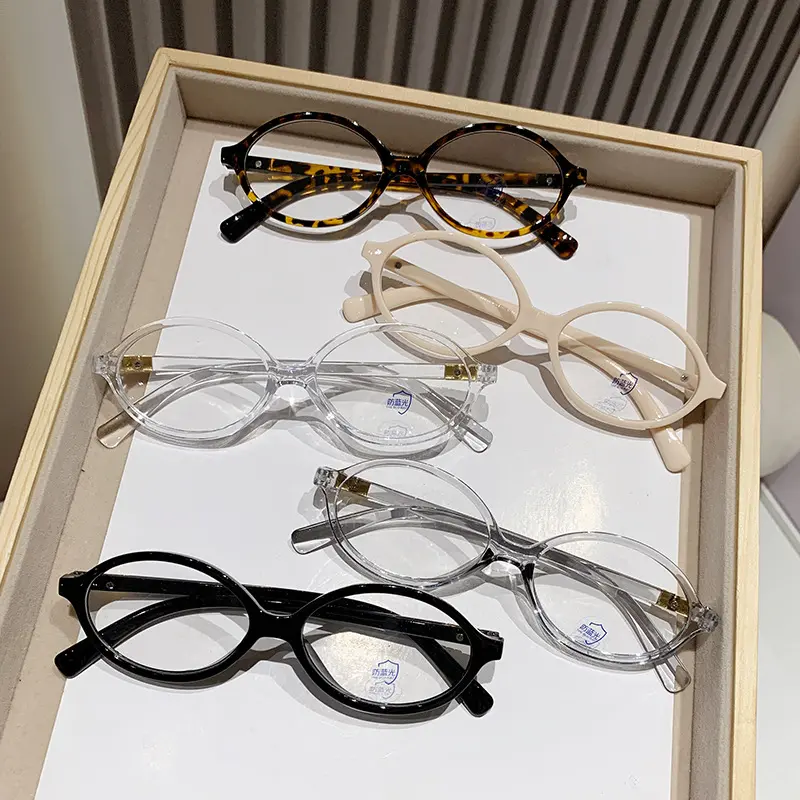 Kính Râm Gọng Mini Họa Tiết Da Báo Thời Trang, Dành Cho Nữ, Chống Ánh Sáng Xanh kính  c beauty  glasses gọng  oval kính  đa  giác  kim  loại