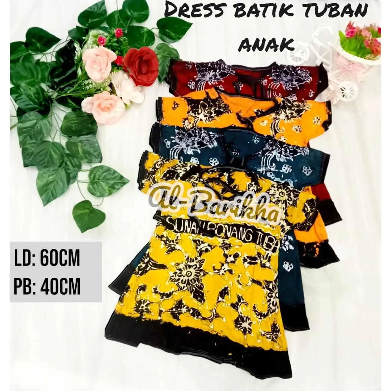 DRESS ANAK USIA 6 bln-15 BULAN  NO 0 UNTUK ANAK USIA 2-3 TH NO 1 BATIK GEDOG KHAS TUBAN DASTER BAYI BATIK TUBAN DASTER BAYI LUCU MURAH PRODUKSI SENDIRI MENERIMA GROSIR MAUPUN ECER