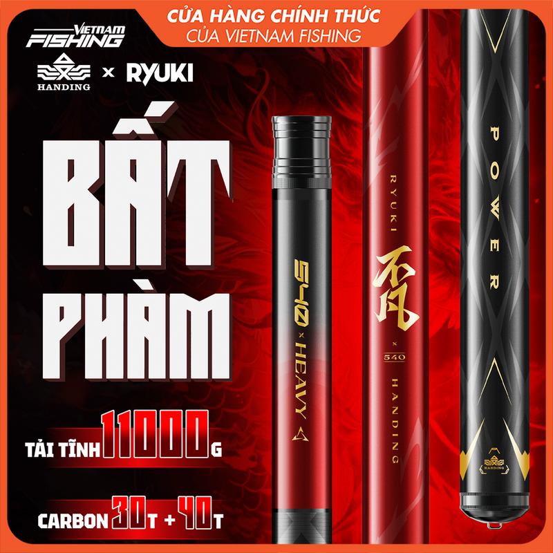 Cần Câu HANDING RYUKI Bất Phàm - Tải tĩnh 11000g