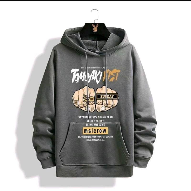 ( hot) áo hoodie nam nữ . hình 5d quả đấm Menswear Dài Tay QUẢ ĐẤM 4