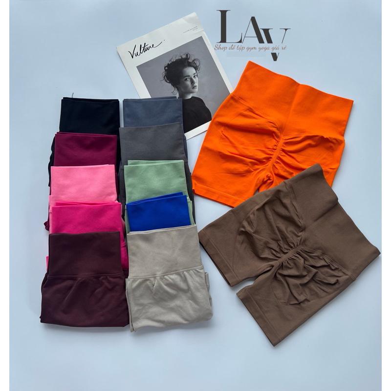Quần legging đùi tập gym yoga MITAO nâng mông cạp cao gen bụng co dãn 4 chiều LAV Activewear